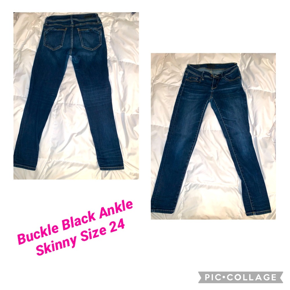 Buckle Black Ankle Skinny